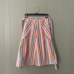 Vintage Rainbow Meadowbank Wrap Skirt S/M